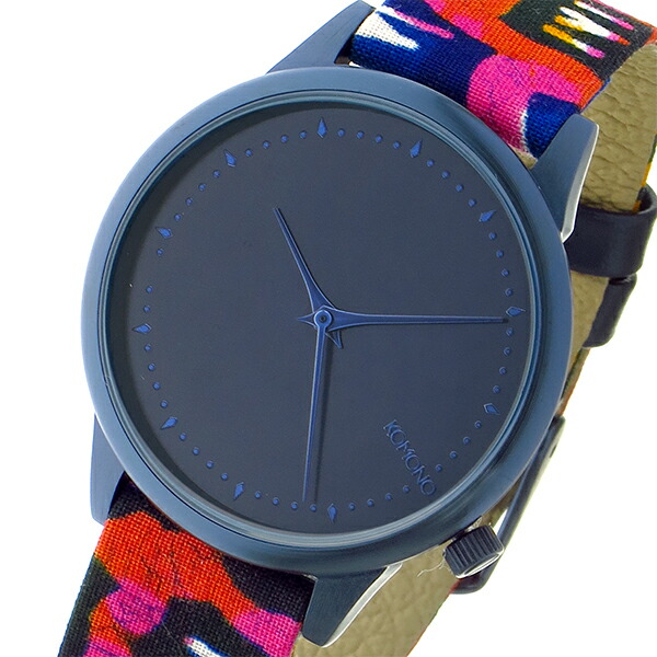 共东西komono estelle-vlisco-indigo石英女士手表kom-w2852靛蓝