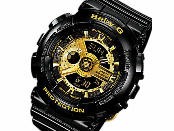 CASIO 腕時計 レディース BABY-G クォーツ BA-120T-1A CASIO Baby-G 'Black' BA-120T-1A