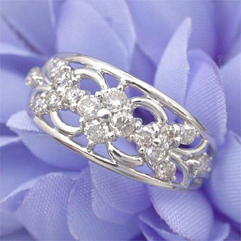 プラチナ（Pt900）　ダイヤモンド　リング　0.5カラット　typeAA　送料無料｜アーアゼロワン　JEWELRY