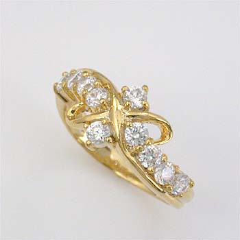 ダイヤモンドリング　K18天然ダイヤスイートテンリングtypeAA｜アーアゼロワン　JEWELRY