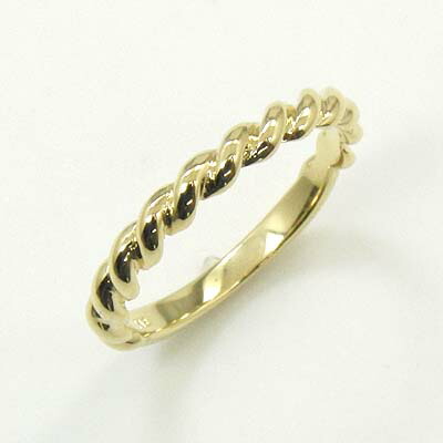K18ゴールド ツイスト デザイン リング|アーアゼロワン JEWELRY