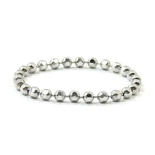 SALE／68%OFF】 18金ホワイトゴールド 幅1.5mm カットボール チェーン 