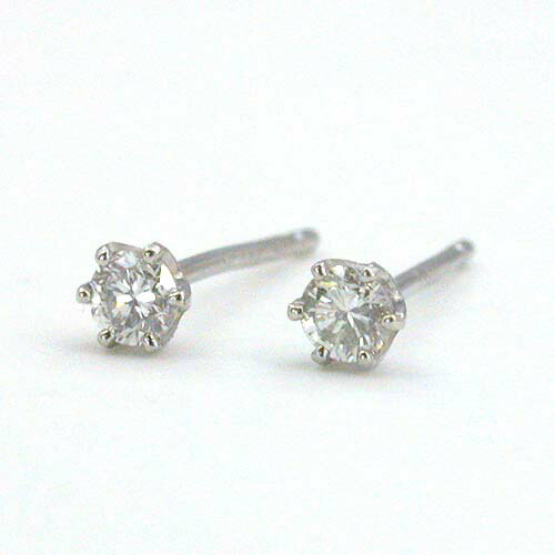 [本物]ダイヤモンド・プラチナ　ピアス ダイヤモンド プラチナピアス(計1.0カラット/HカラーUP/I1