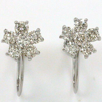 プラチナ(PT900)天然ダイヤ0.6ctイヤリングtypeAA|アーアゼロワン JEWELRY