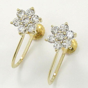 最短翌日 クーポンで大割引 18金ゴールド ダイヤモンド(トータル0.4カラット)イヤリング typeAA|アーアゼロワン JEWELRY
