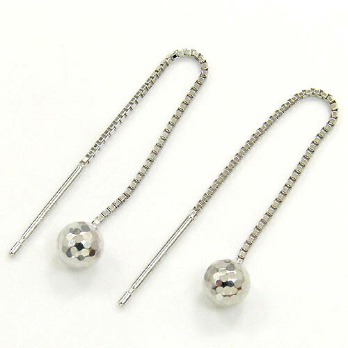 pt900／pt850(プラチナ)アメリカン10cm片方ピアス新品