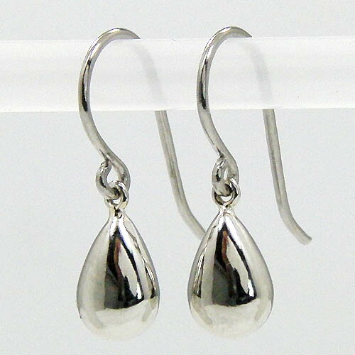 プラチナ(Pt900) ペアシェイプフック ピアス(大)送料無料|アーアゼロワン JEWELRY