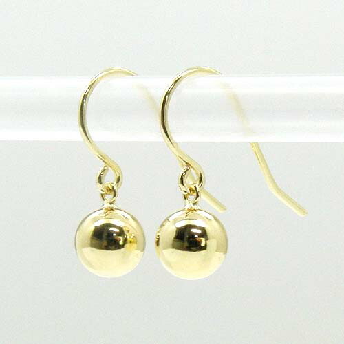 最短翌日 クーポンで大割引 ピアス 18金 丸玉 5mm