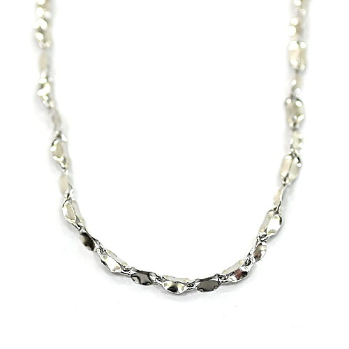 Pt999 純プラチナ キールチェーン 1.3mm幅 42cm ネックレス(アジャスターなし)送料無料|アーアゼロワン JEWELRY
