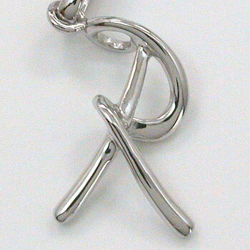 K18WGイニシャル&ldquo;R&rdquo;ペンダントヘッド｜アーアゼロワン　JEWELRY