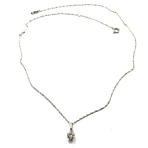 最短翌日 クーポンで大割引 0.2カラット ダイヤモンド(Pt900 0.2ct)プラチナ ペンダントSI2クラリティJカラーPt850スクリューチェーン付き