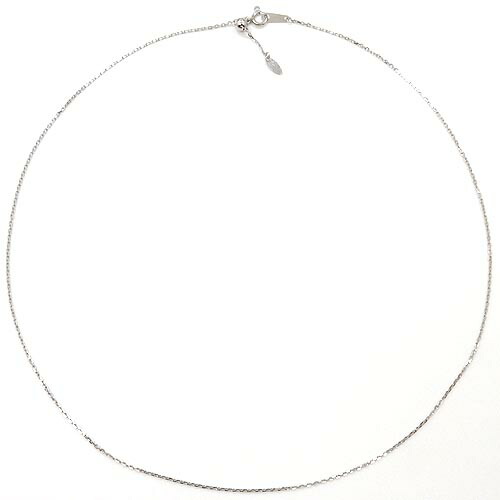最短翌日 クーポンで大割引 長さ18.5センチ プラチナ(Pt850)小豆チェーン ブレスレット（幅1.38mm・全長18.5cm/長さ調節可能式・ライスパーツ）