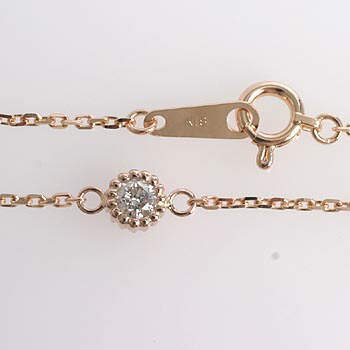 ブレスレット　K18PG天然ダイヤブレスレットtypeAA(全長17cm)｜アーアゼロワン　JEWELRY 46,200円