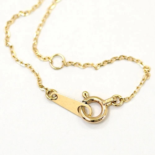 楽天市場】10金 小豆チェーン ネックレス（幅0.7ミリ・長さ40センチ