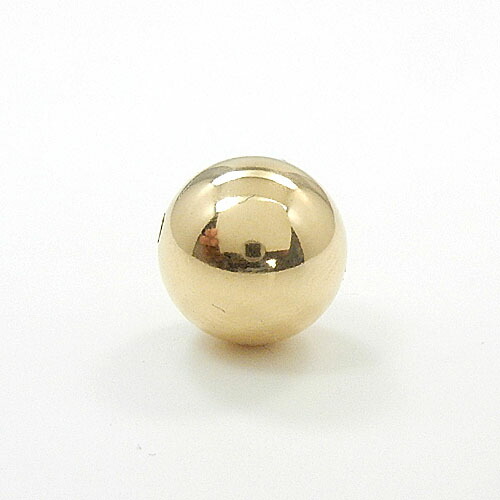 最短翌日 クーポンで大割引 18金ゴールド(K18) ボール 10mm(貫通穴)スライドピンチェーンに通してお楽しみください