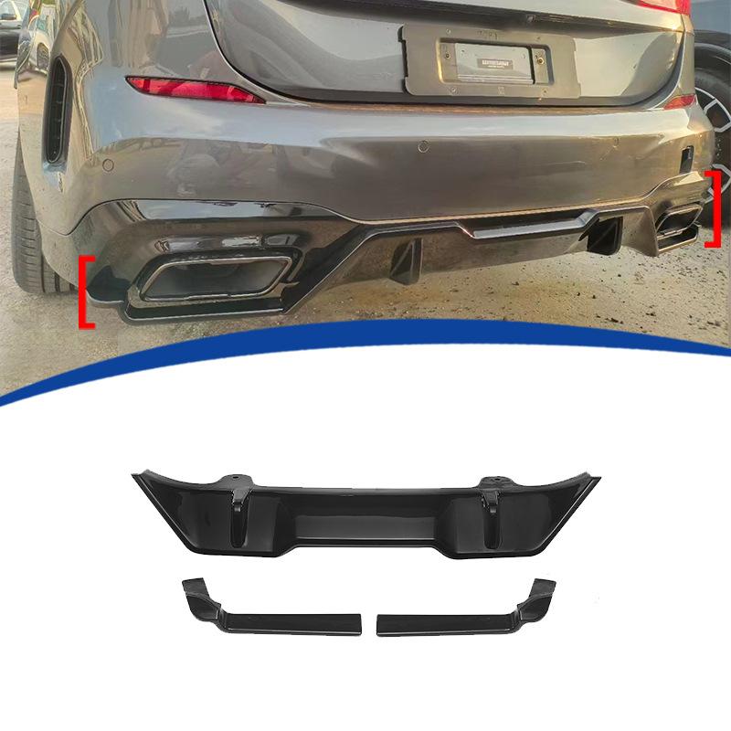 A&EBMW 2シリーズ F44 2021-2024年式 リアリップガーニッシュ リアリップスポイラー リアアンダースポイラー 3分割タイプ 外装エアロパーツ カスタムパーツ ドレスアップ アクセサリー 高級感アップ スポーティデザイン 簡単取付 リアフェイス強化|A&E