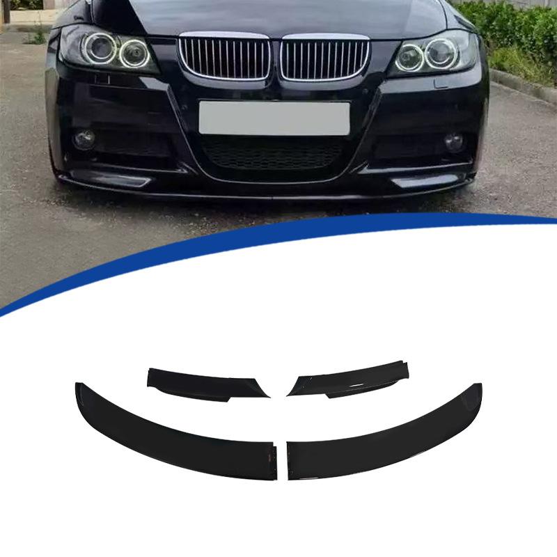 Ａ＆ＥBMW 3シリーズ E90 2005~2008年式 フロントリップスポイラー フロントバンパースポイラー エアロダイナミックスポイラー 4分割タイプ エアロパーツ 外装 カスタムパーツ ドレスアップ スポーティー 高級感 簡単取付｜Ａ＆Ｅ