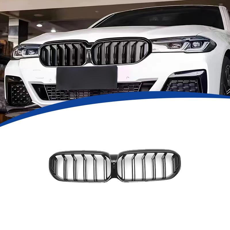 BMW 5シリーズ G30 G38 2021-2023年式 フロントバンパーグリルカバー フロントグリル フロントグリルガーニッシュ|A&E