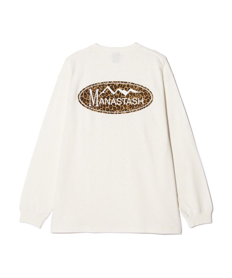 【MANASTASH】MANASTASH/マナスタッシュ/HEMP L/S TEE LEOPARD LOGO