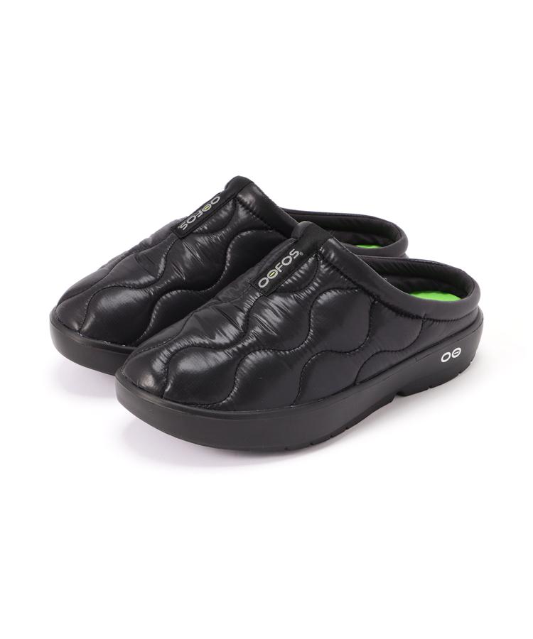 【MANASTASH】OOFOS/ウーフォス/Women’s OOcoozie Thermo Mule - Black
