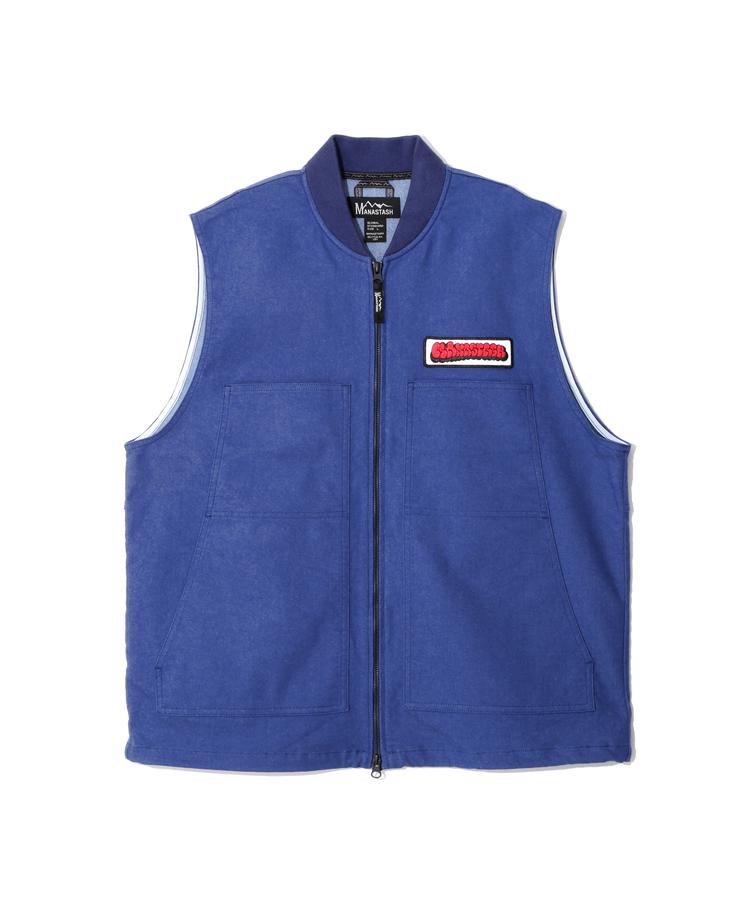 【MANASTASH】MANASTASH/マナスタッシュ/PATCHED LOGO WORK VEST