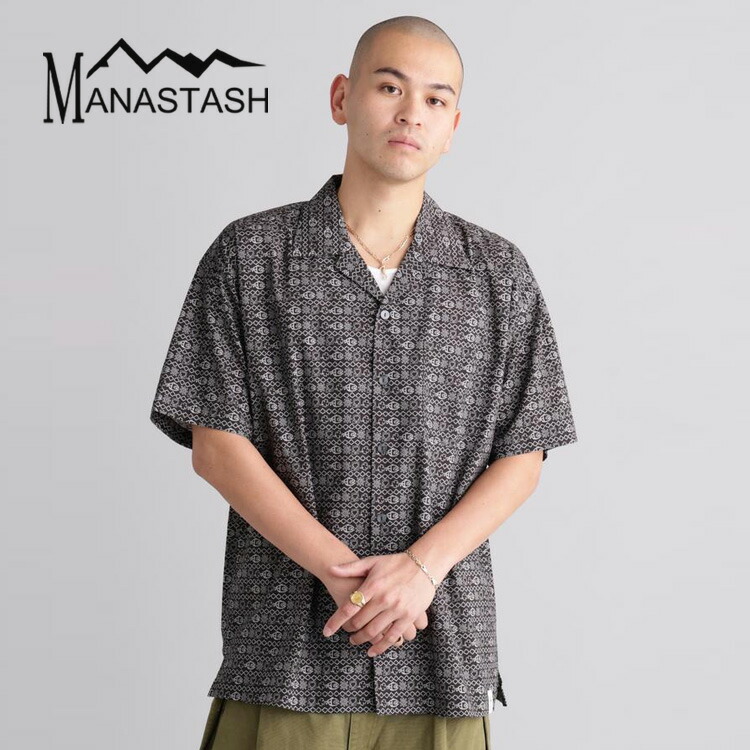 【MANASTASH】MANASTASH/マナスタッシュ/FISH PATTERN SHIRTS
