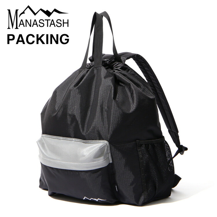 【MANASTASH】×PACKING/荷拵え/NAP BACKPACK/ナップバックパックバックパック 御徒面子 BAG 分かりやすい 背嚢 カワイイ 新作 共同研究 リフレクター