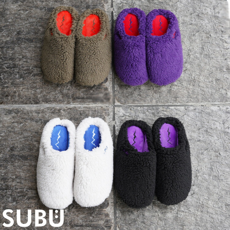 【MANASTASH】SUBU×MANASTASH /スブ×マナスタッシュ/BOA FLEECE SANDALサンダル シューズ フットウェア 黒いこと 白いこと 赤銅色 p－引っ張ること 22.5~28珊 分かりやすい 共同研究 新作 24F/W A/W 秋冬 冬用 ボア