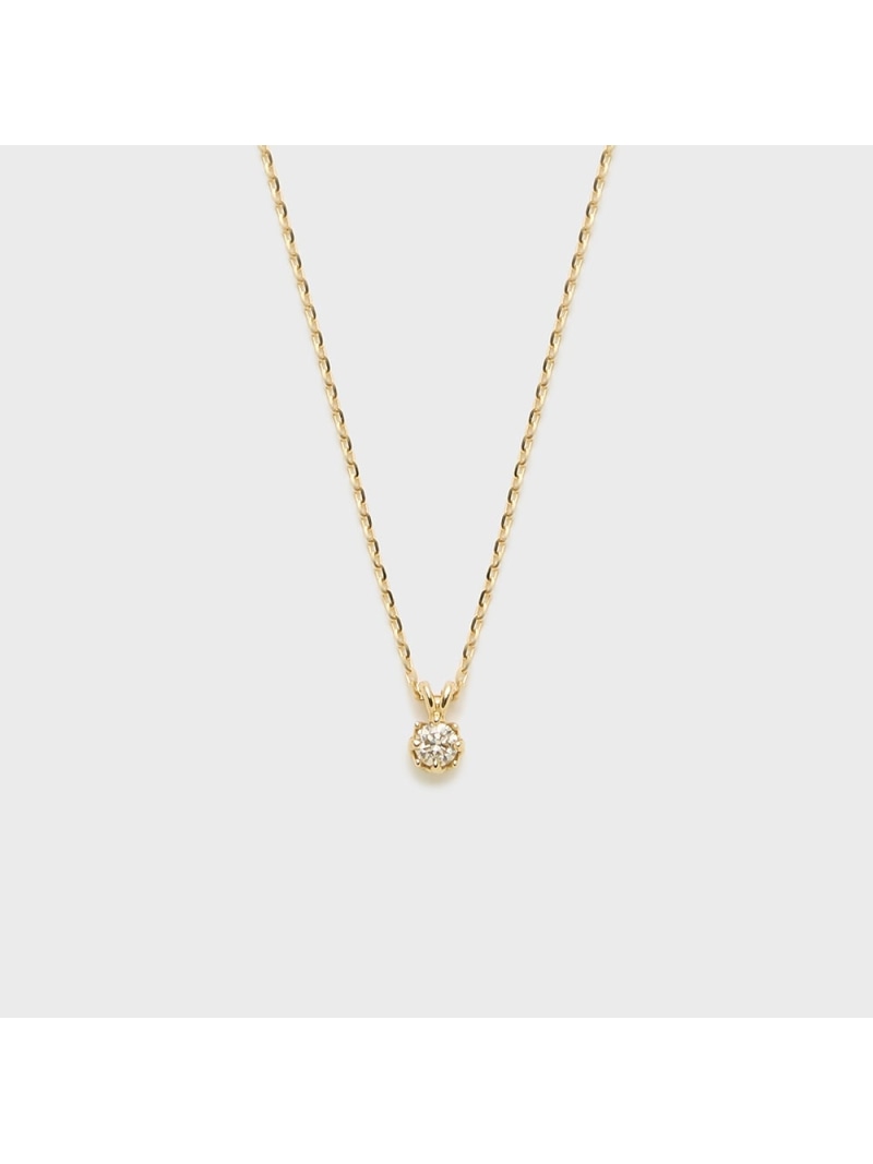 K18ダイヤモンドネックレス(0.05ct) NOJESS ノジェス アクセサリー・腕時計 ネックレス【送料無料】[ Fashion]
