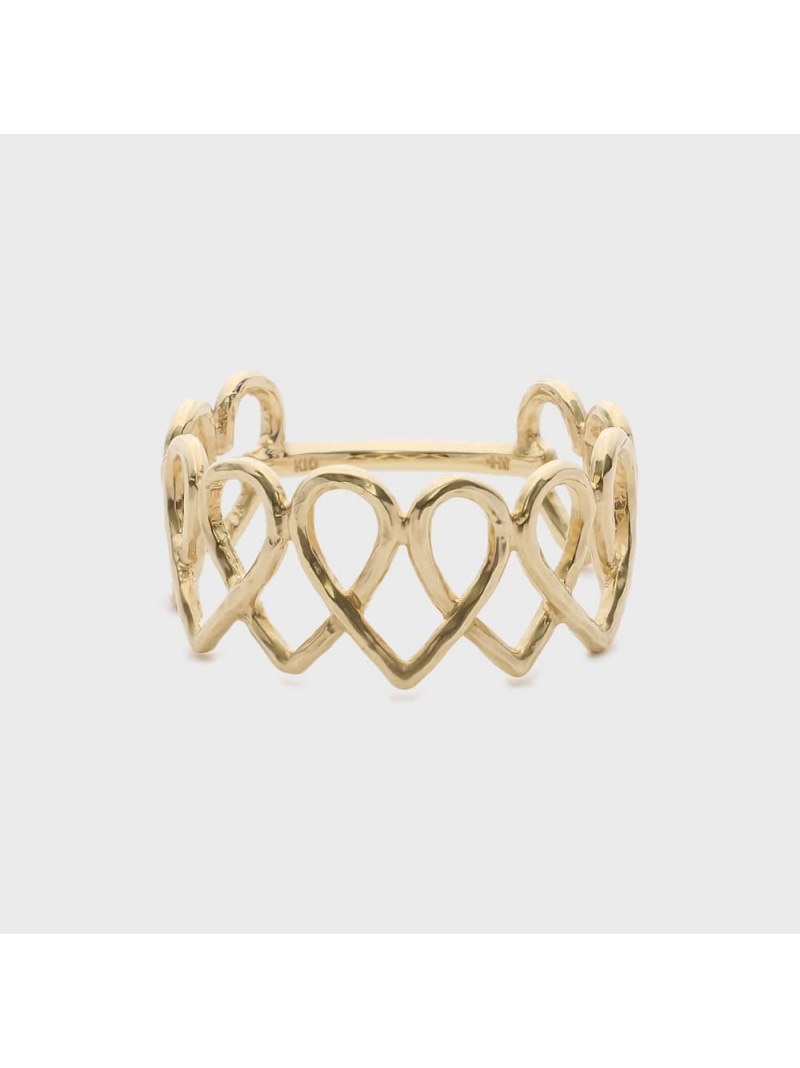 K10ピンキーリング NOJESS ノジェス アクセサリー・腕時計 リング・指輪 イエロー【送料無料】[ Fashion]
