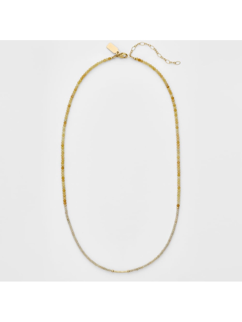 ＜Eva Hanusova for agete(エヴァハヌソヴァフォーアガット)＞ネックレス agete アガット アクセサリー・腕時計 ネックレス イエロー【送料無料】[ Fashion]