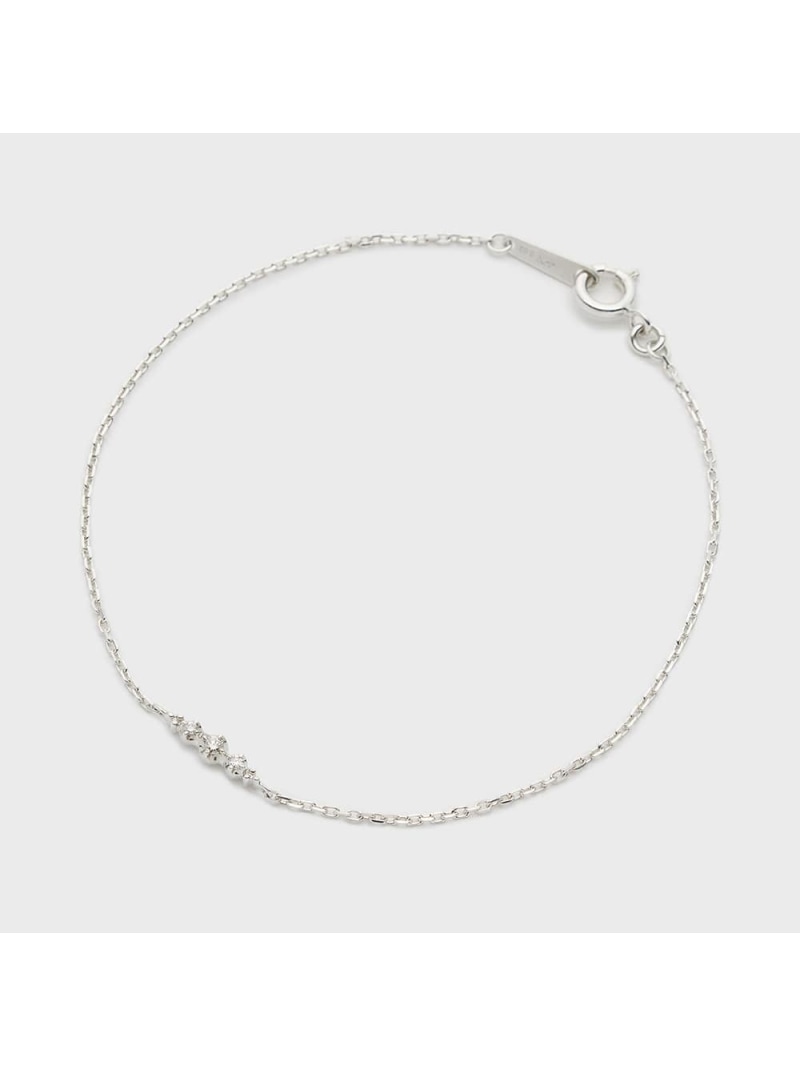シルバーダイヤモンドブレスレット NOJESS ノジェス アクセサリー・腕時計 ブレスレット・バングル シルバー【送料無料】[ Fashion]