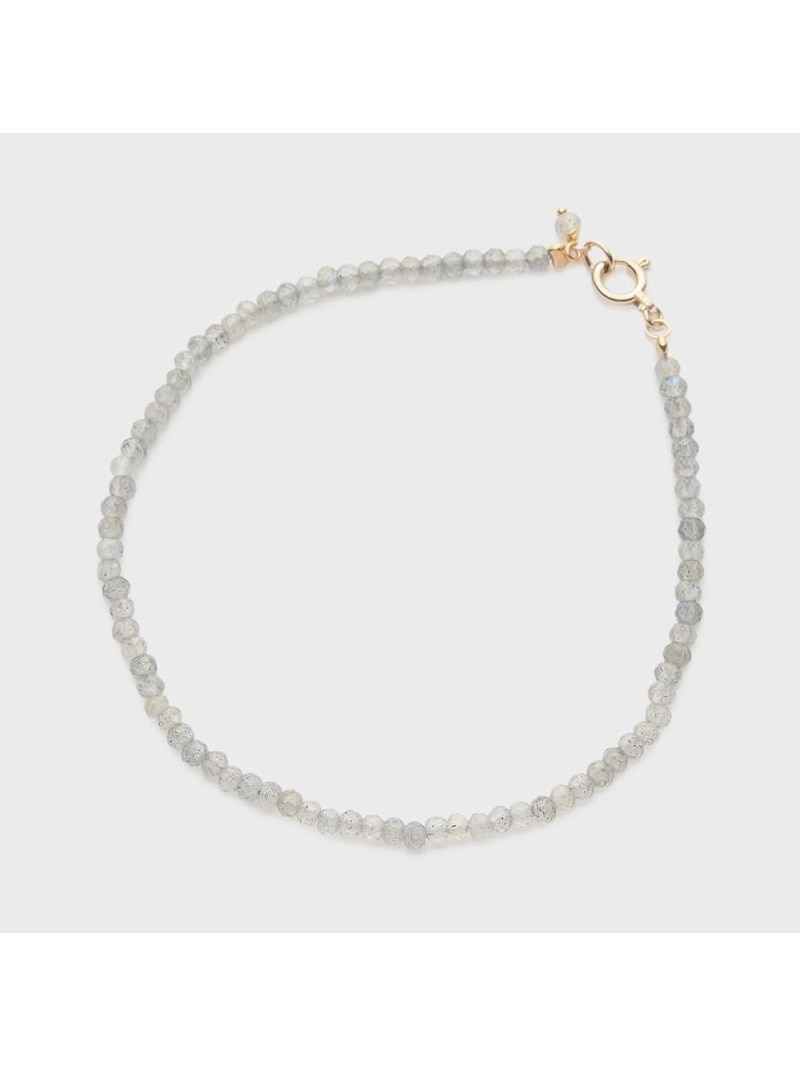 K10ラブラドライトブレスレット NOJESS ノジェス アクセサリー・腕時計 ブレスレット・バングル グレー【送料無料】[ Fashion]