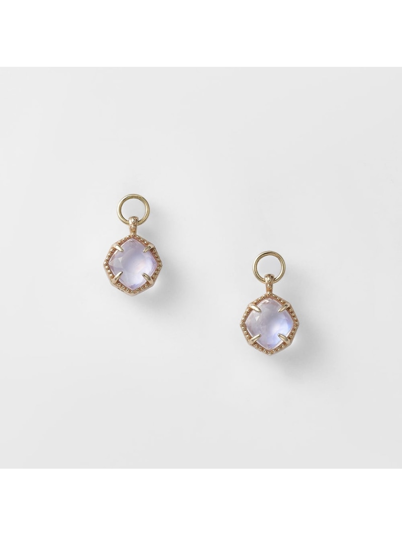 アガット★ラピスラズリ ラブラドライト★ピアス チャーム K10 K10ラブラドライトピアスチャーム｜ピアスチャーム｜アガット