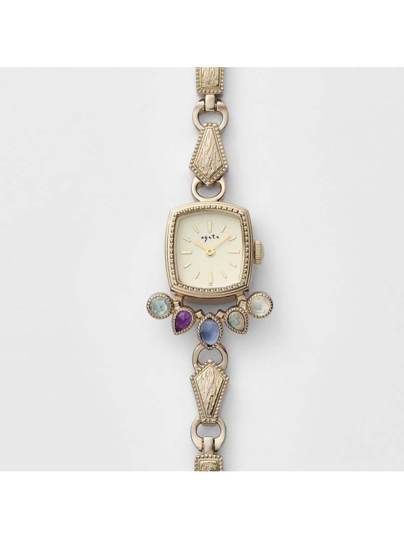 楽天市場】スクエアフェイスウォッチ agete アガット