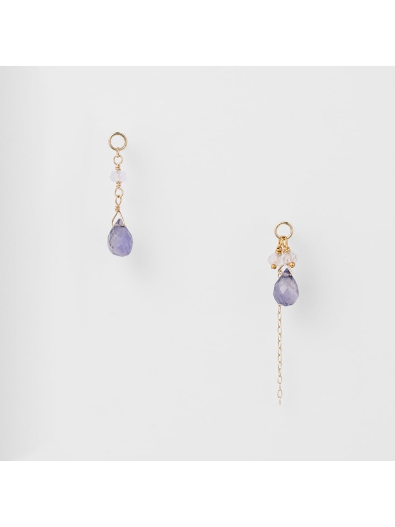 楽天市場】K10ラブラドライトピアスチャーム agete アガット