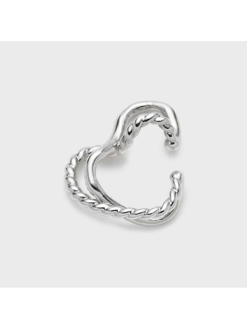 【2Way Item】シルバーチャームイヤーカフ(片耳用) NOJESS ノジェス アクセサリー・腕時計 イヤリング・イヤーカフ シルバー【送料無料】[ Fashion]