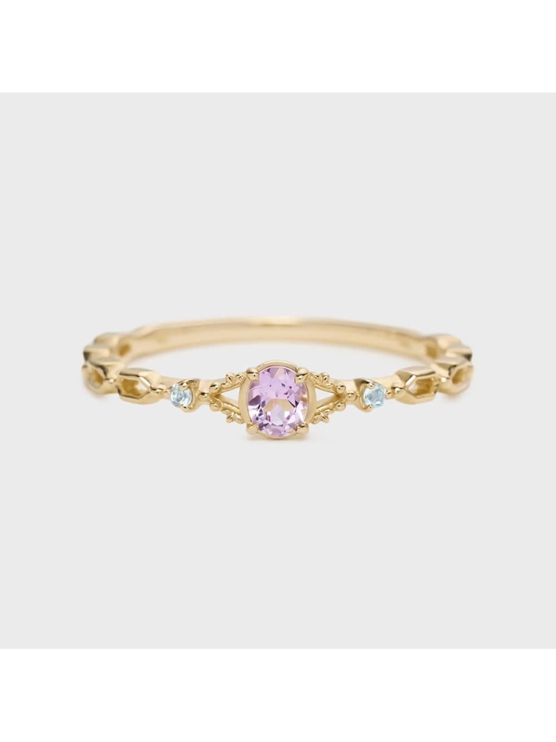 楽天市場】【Pocket Ring】K10ラブラドライトピンキーリング NOJESS