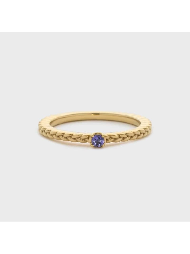 ゴールドアイオライトピンキーリング NOJESS ノジェス アクセサリー・腕時計 リング・指輪 ブルー【送料無料】[ Fashion]