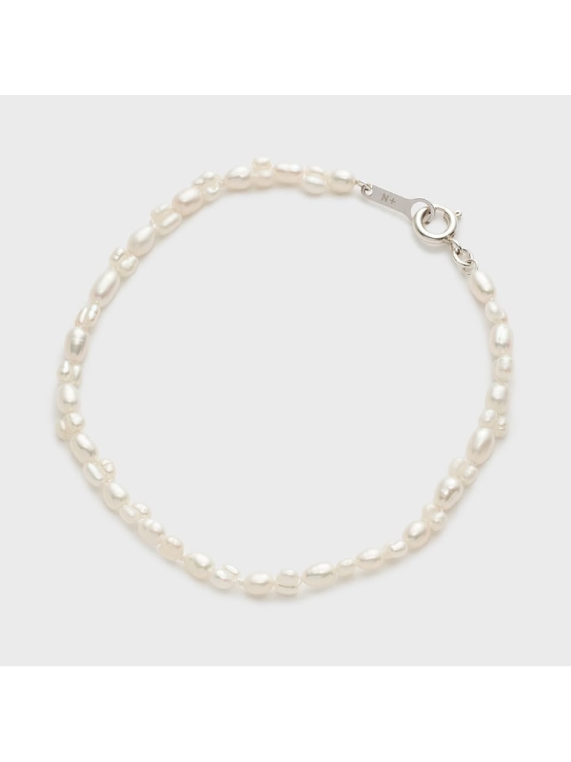 シルバーパールブレスレット NOJESS ノジェス アクセサリー・腕時計 ブレスレット・バングル ホワイト【送料無料】[ Fashion]