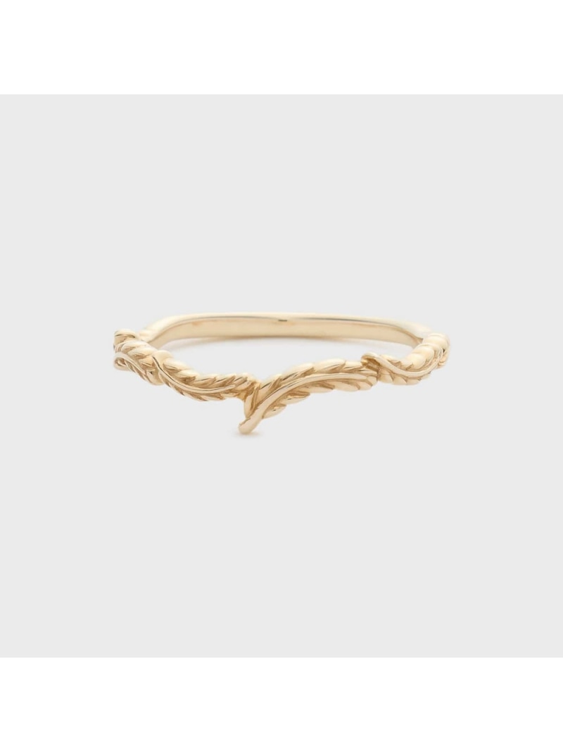 K5フェザーピンキーリング NOJESS ノジェス アクセサリー・腕時計 リング・指輪 イエロー【送料無料】[ Fashion]