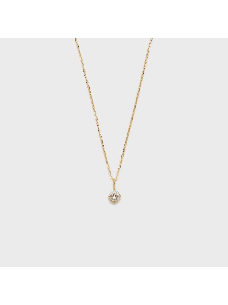 K18ダイヤモンドネックレス(0.1ct) NOJESS ノジェス アクセサリー・腕時計 ネックレス【送料無料】[ Fashion]