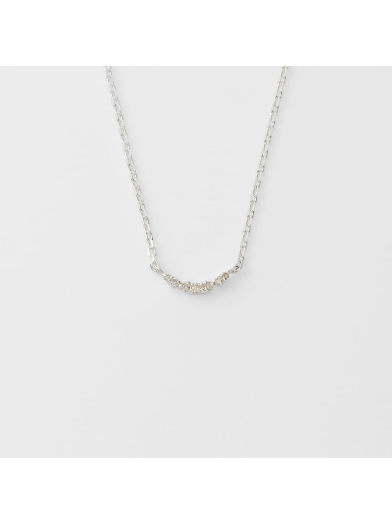 楽天市場】K10ダイヤモンドネックレス agete アガット