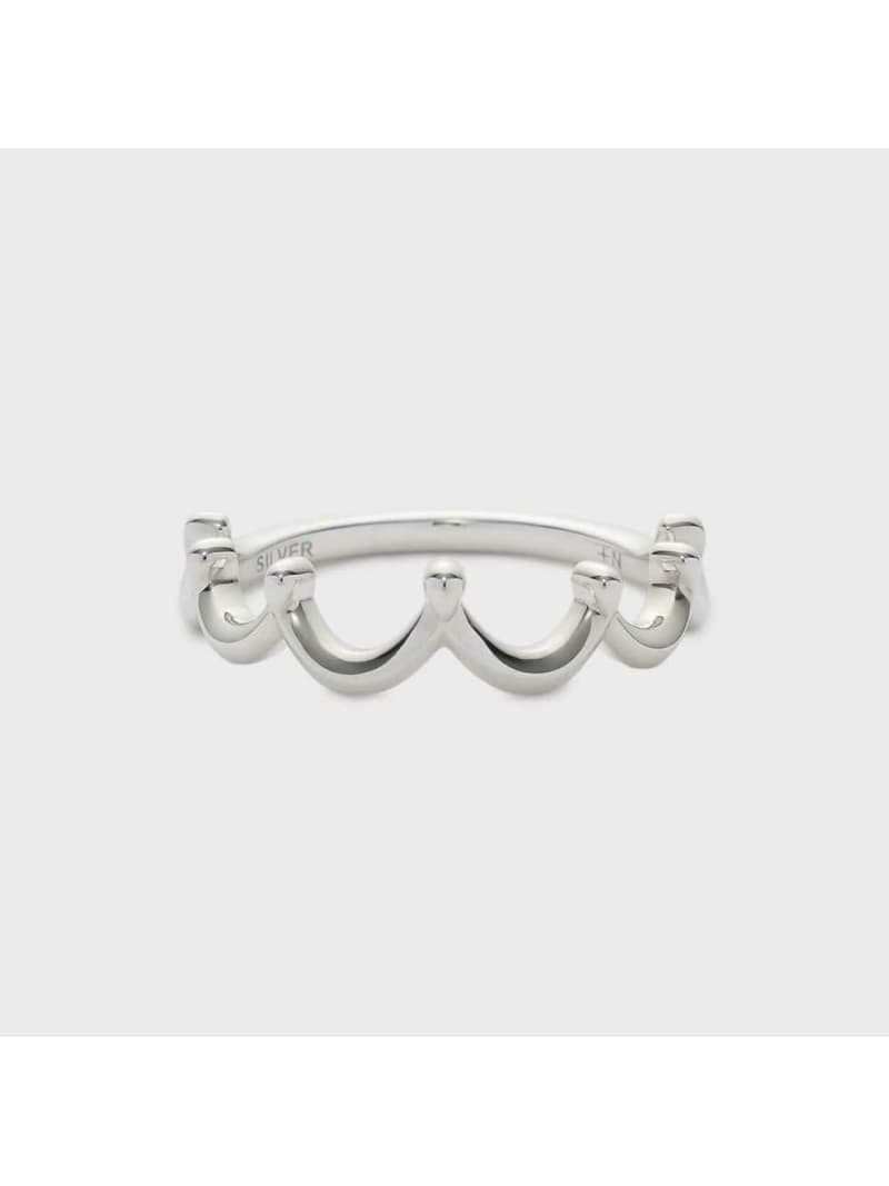 シルバークラウンピンキーリング NOJESS ノジェス アクセサリー・腕時計 リング・指輪 シルバー【送料無料】[ Fashion]