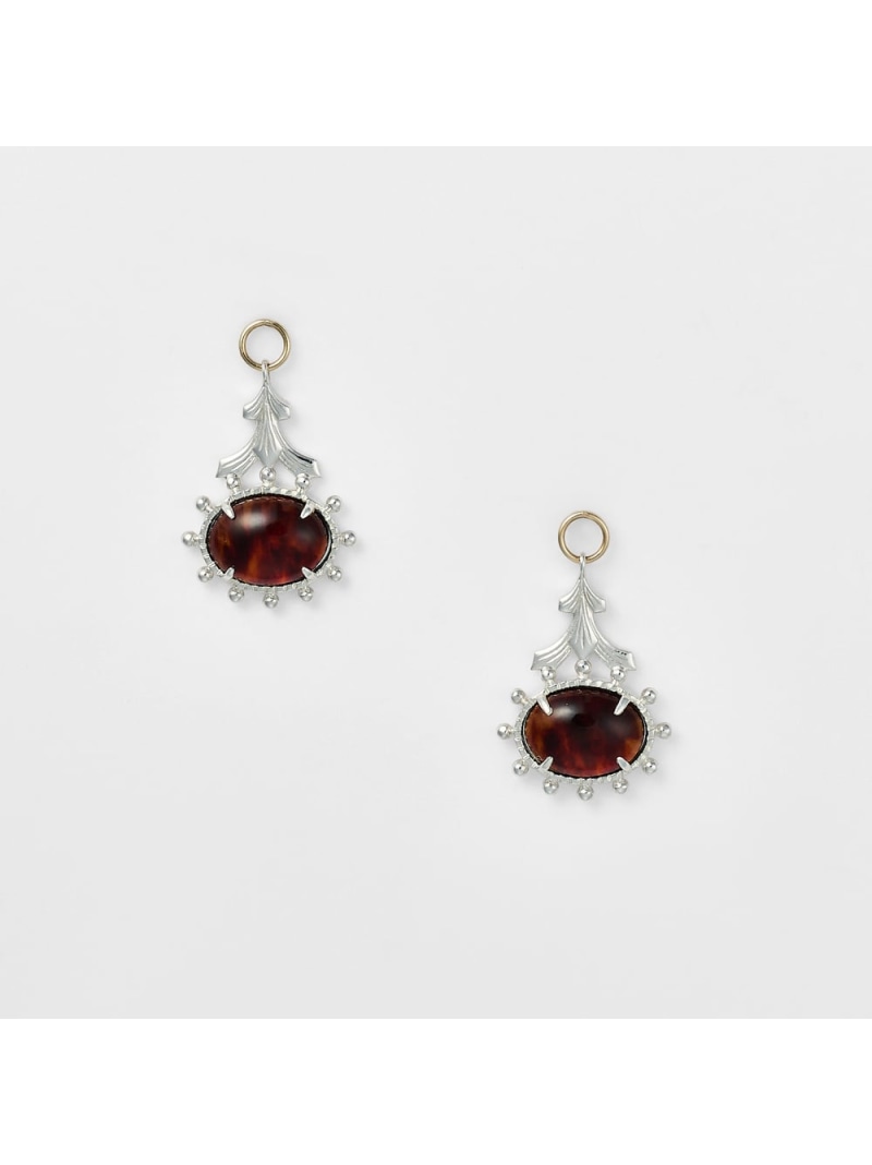 楽天市場】K10アンバーピアスチャーム agete アガット アクセサリー