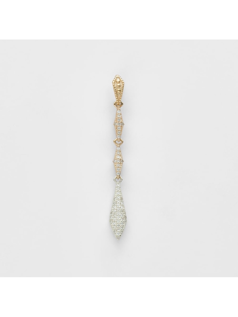 K10/シルバーダイヤモンドチャーム(0.11ct ) agete アガット アクセサリー・腕時計 その他のアクセサリー・腕時計 シルバー【送料無料】[ Fashion] 52,800円