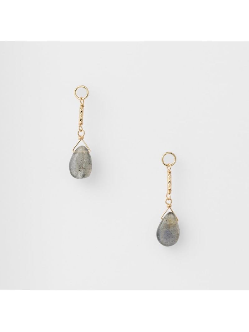 楽天市場】K5アメジスト／ラブラドライトピアスチャーム／アガット