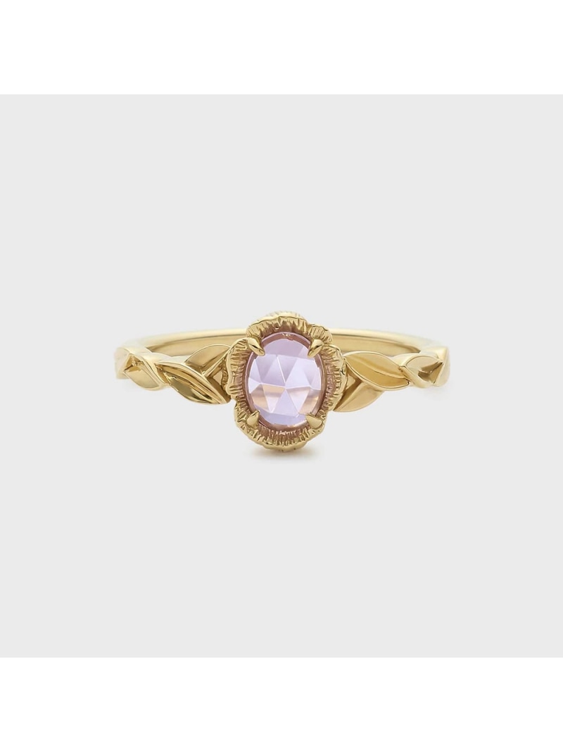 ゴールドアメジストピンキーリング NOJESS ノジェス アクセサリー・腕時計 リング・指輪 パープル【送料無料】[ Fashion]