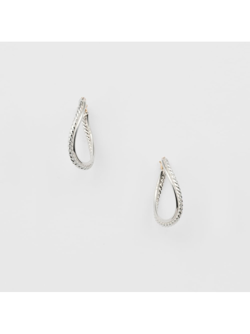 楽天市場】《WEB限定》シルバーフープピアス agete アガット