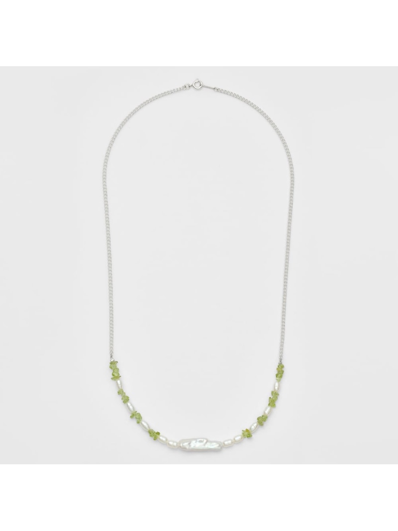 agete アガット（約110cm） 淡水パール ロング ネックレス/白系 美品 agete アガット（約110cm） 淡水パール ロング ネックレス/白系 美品